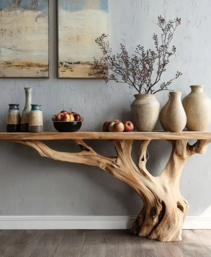 Studio Timber Wall Table For Reception Spaces